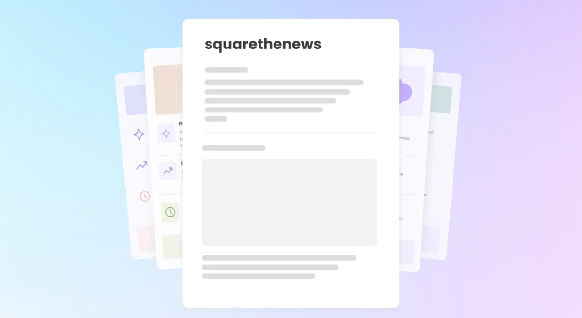 Weekly newsletter